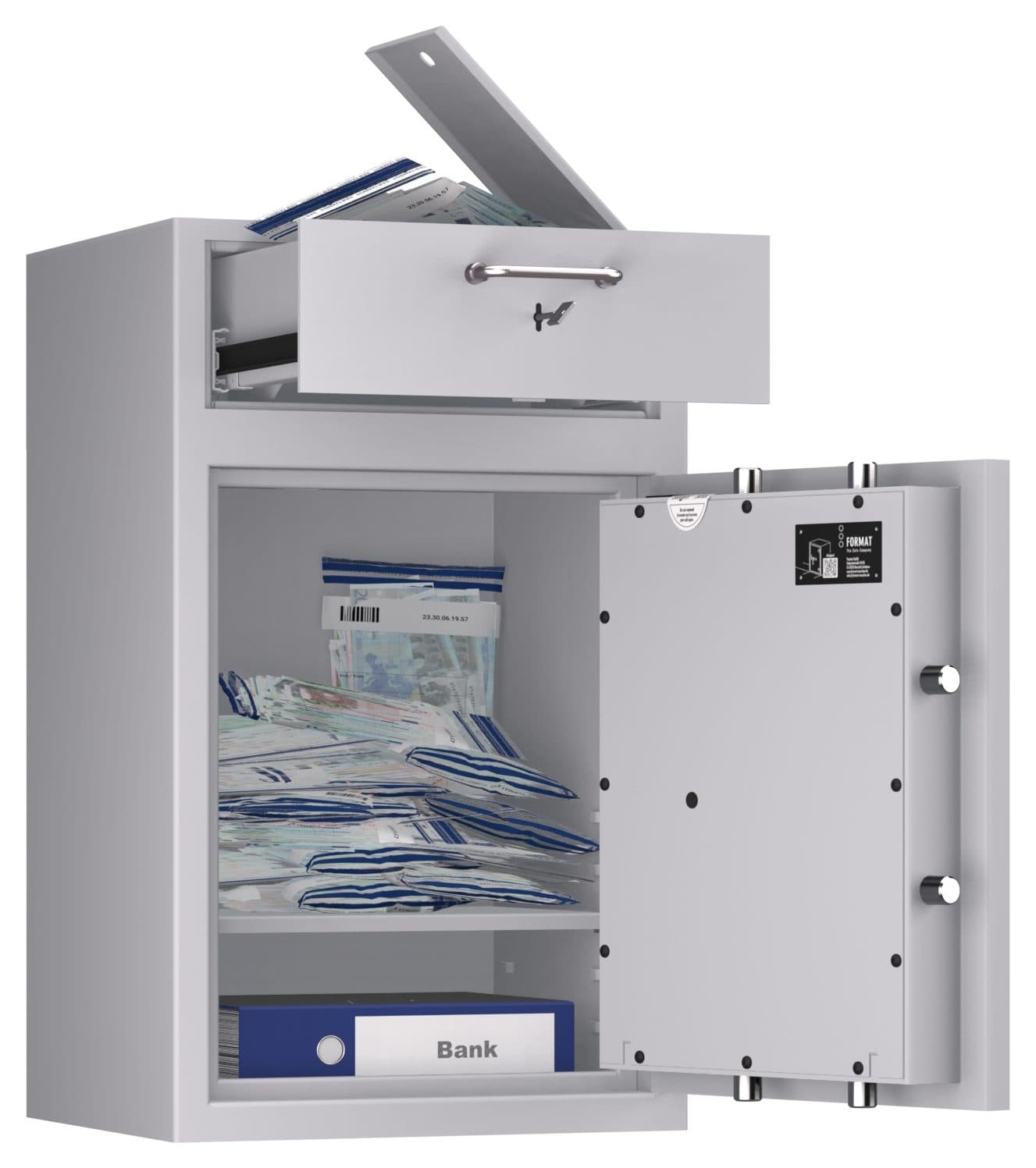 Deposittresor Gemini 2 Einwurftresor mit Schublade