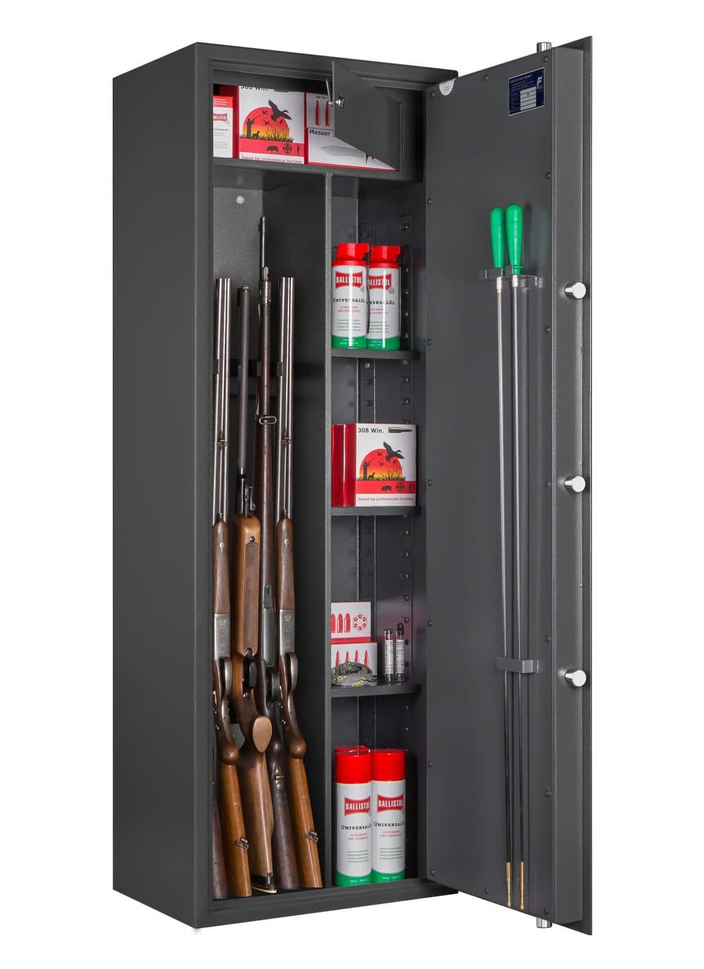 Waffenschrank Format WF 145-Kombi S1 mit Regalteil