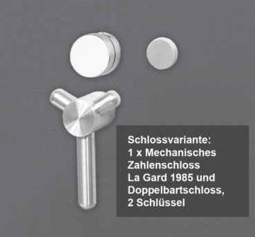 Tresor VdS Klasse 4  Pegasus Pro 190, Grad 3 EN 1143-1, feuerfest, für Bargeld, Gold, Schmuck und wichtige Unterlagen