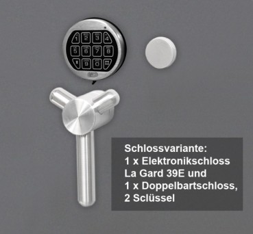 Tresor VdS Klasse 4  Pegasus Pro 190, Grad 3 EN 1143-1, feuerfest, für Bargeld, Gold, Schmuck und wichtige Unterlagen