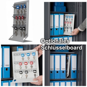 Tresor VdS Klasse 0/N Libra 10, Widerstandsgrad 0 EN 1143-1, feuerfest, für Bargeld, Schmuck, Aktenordner und wichtige Unterlagen