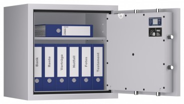 Tresor VdS Klasse 0/N Libra 10, Widerstandsgrad 0 EN 1143-1, feuerfest, für Bargeld, Schmuck, Aktenordner und wichtige Unterlagen