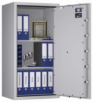 Preview: Tresor VdS Klasse 0/N Libra 50, Widerstandsgrad 0 EN 1143-1, feuerfest, für Bargeld, Schmuck, Aktenordner und wichtige Unterlagen