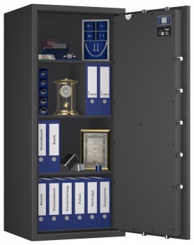 Preview: Tresor VdS Klasse 0/N Libra 55, Widerstandsgrad 0 EN 1143-1, feuerfest, für Bargeld, Schmuck, Aktenordner und wichtige Unterlagen