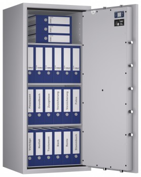 Tresor VdS Klasse 0/N Libra 55, Widerstandsgrad 0 EN 1143-1, feuerfest, für Bargeld, Schmuck, Aktenordner und wichtige Unterlagen