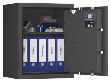 Preview: Tresor VdS Klasse 1 Gemini Pro 2, Widerstandsgrad 1 EN 1143-1, feuerfest, für Bargeld, Schmuck, Aktenordner und wichtige Unterlagen