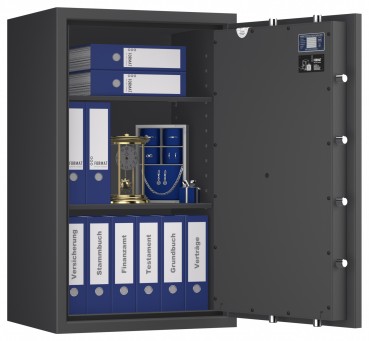 Tresor VdS Klasse 1 Gemini Pro 40, Widerstandsgrad 1 EN 1143-1, feuerfest, für Bargeld, Schmuck, Aktenordner und wichtige Unterlagen