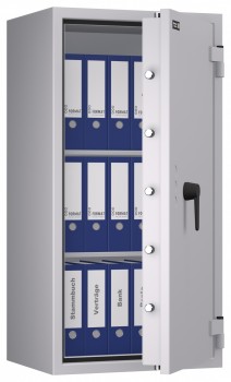 Tresor VdS Klasse 1 Gemini Pro 50, Widerstandsgrad 1 EN 1143-1, feuerfest, für Bargeld, Schmuck, Aktenordner und wichtige Unterlagen