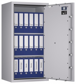 Tresor VdS Klasse 1 Gemini Pro 50, Widerstandsgrad 1 EN 1143-1, feuerfest, für Bargeld, Schmuck, Aktenordner und wichtige Unterlagen