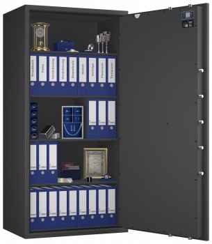 Tresor VdS Klasse 1 Gemini Pro 75, Widerstandsgrad 1 EN 1143-1, feuerfest, für Bargeld, Schmuck, Aktenordner und wichtige Unterlagen