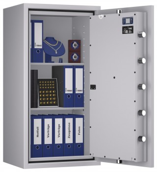 Preview: Tresor VdS Klasse 3 Rubin Pro 40, Grad 3 EN 1143-1, feuerfest, für Bargeld, Schmuck und wichtige Unterlagen