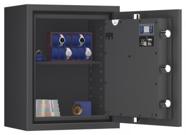 Tresor VdS Klasse 3 Rubin Pro 5, Grad 3 EN 1143-1, feuerfest, für Bargeld, Schmuck und wichtige Unterlagen