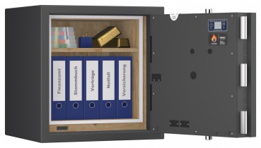 Tresor VdS Klasse 4  Pegasus Pro 120, Grad 3 EN 1143-1, feuerfest, für Bargeld, Gold, Schmuck und wichtige Unterlagen