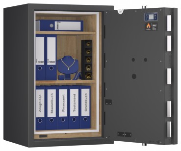 Tresor VdS Klasse 4  Pegasus Pro 190, Grad 3 EN 1143-1, feuerfest, für Bargeld, Gold, Schmuck und wichtige Unterlagen