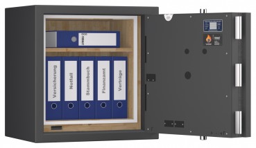 Preview: Tresor VdS Klasse 4  Pegasus Pro 90, Grad 3 EN 1143-1, feuerfest, für Bargeld, Gold, Schmuck und wichtige Unterlagen