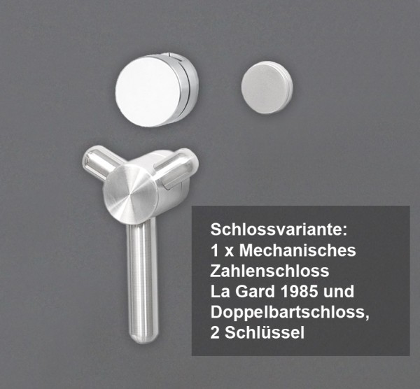 Tresor VdS Klasse 4  Pegasus Pro 190, Grad 3 EN 1143-1, feuerfest, für Bargeld, Gold, Schmuck und wichtige Unterlagen