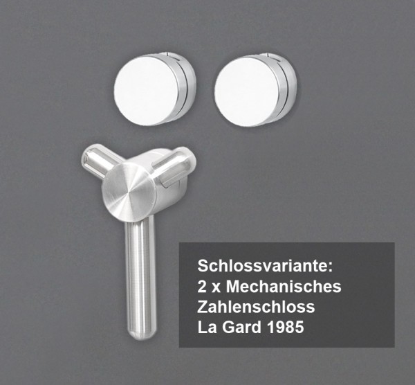 Tresor VdS Klasse 4  Pegasus Pro 190, Grad 3 EN 1143-1, feuerfest, für Bargeld, Gold, Schmuck und wichtige Unterlagen