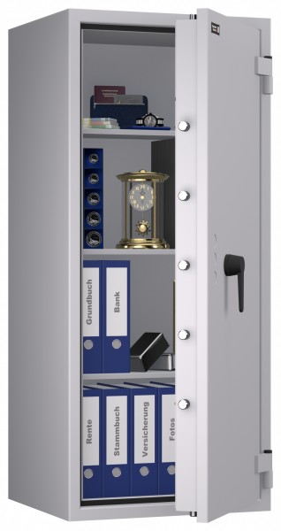 Tresor VdS Klasse 0/N Libra 55, Widerstandsgrad 0 EN 1143-1, feuerfest, für Bargeld, Schmuck, Aktenordner und wichtige Unterlagen