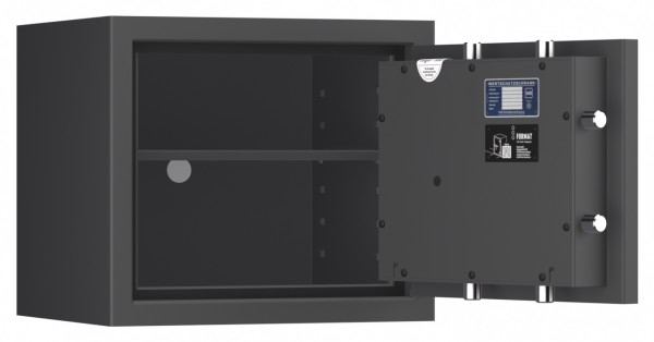 Tresor VdS Klasse 1 Gemini Pro 1, Widerstandsgrad 1 EN 1143-1, feuerfest, für Bargeld, Schmuck, Aktenordner und wichtige Unterlagen