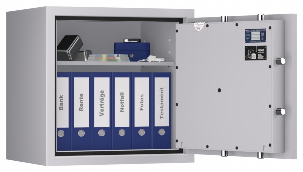 Tresor VdS Klasse 1 Gemini Pro 10, Widerstandsgrad 1 EN 1143-1, feuerfest, für Bargeld, Schmuck, Aktenordner und wichtige Unterlagen