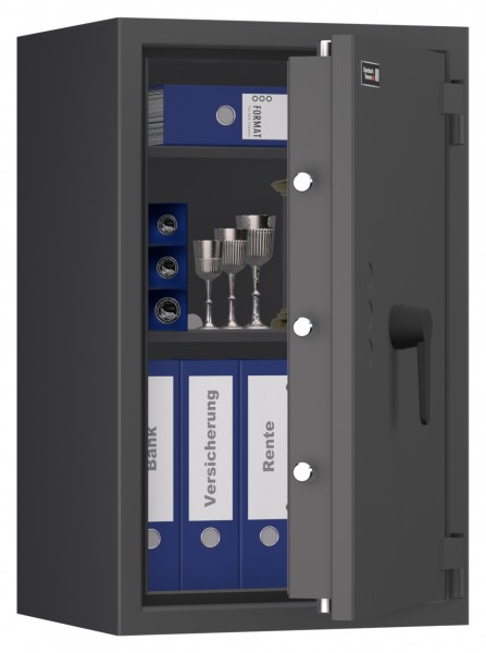 Tresor VdS Klasse 1 Gemini Pro 3, Widerstandsgrad 1 EN 1143-1, feuerfest, für Bargeld, Schmuck, Aktenordner und wichtige Unterlagen