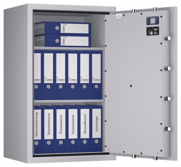 Tresor VdS Klasse 1 Gemini Pro 40, Widerstandsgrad 1 EN 1143-1, feuerfest, für Bargeld, Schmuck, Aktenordner und wichtige Unterlagen