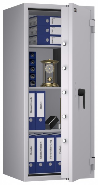 Tresor VdS Klasse 1 Gemini Pro 55, Widerstandsgrad 1 EN 1143-1, feuerfest, für Bargeld, Schmuck, Aktenordner und wichtige Unterlagen