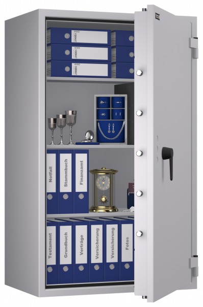 Tresor VdS Klasse 1 Gemini Pro 60, Widerstandsgrad 1 EN 1143-1, feuerfest, für Bargeld, Schmuck, Aktenordner und wichtige Unterlagen