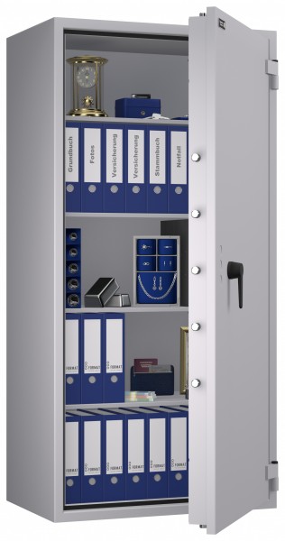 Tresor VdS Klasse 1 Gemini Pro 75, Widerstandsgrad 1 EN 1143-1, feuerfest, für Bargeld, Schmuck, Aktenordner und wichtige Unterlagen