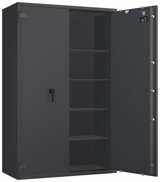 Tresor VdS Klasse 1 Gemini Pro 80, Widerstandsgrad 1 EN 1143-1, feuerfest, für Bargeld, Schmuck, Aktenordner und wichtige Unterlagen