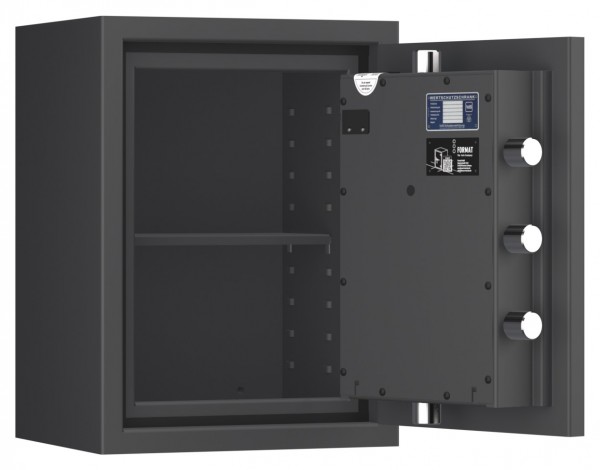 Tresor VdS Klasse 3 Rubin Pro 3, Grad 3 EN 1143-1, feuerfest, für Bargeld, Schmuck und wichtige Unterlagen
