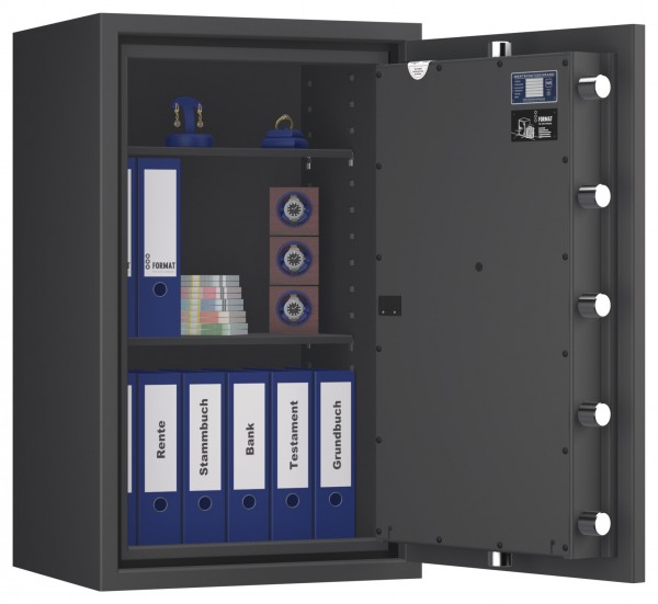 Tresor VdS Klasse 3 Rubin Pro 30, Grad 3 EN 1143-1, feuerfest, für Bargeld, Schmuck und wichtige Unterlagen