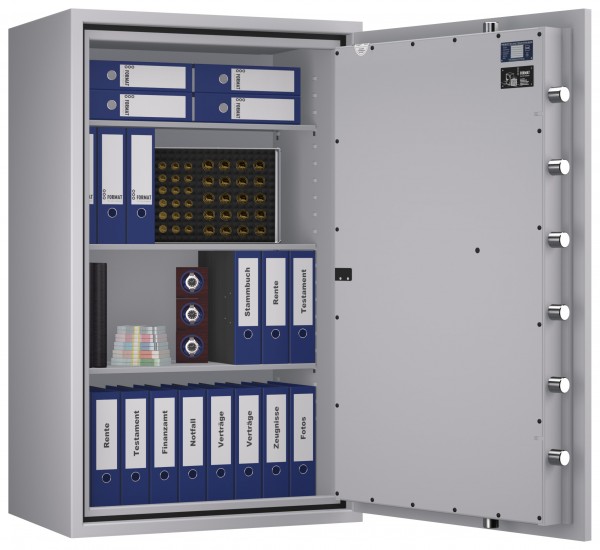 Tresor VdS Klasse 3 Rubin Pro 50, Grad 3 EN 1143-1, feuerfest, für Bargeld, Schmuck und wichtige Unterlagen