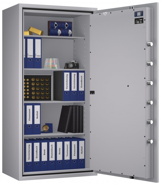 Tresor VdS Klasse 3 Rubin Pro 65, Grad 3 EN 1143-1, feuerfest, für Bargeld, Schmuck und wichtige Unterlagen