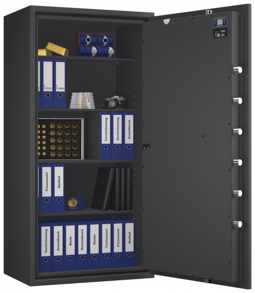 Tresor VdS Klasse 3 Rubin Pro 65, Grad 3 EN 1143-1, feuerfest, für Bargeld, Schmuck und wichtige Unterlagen